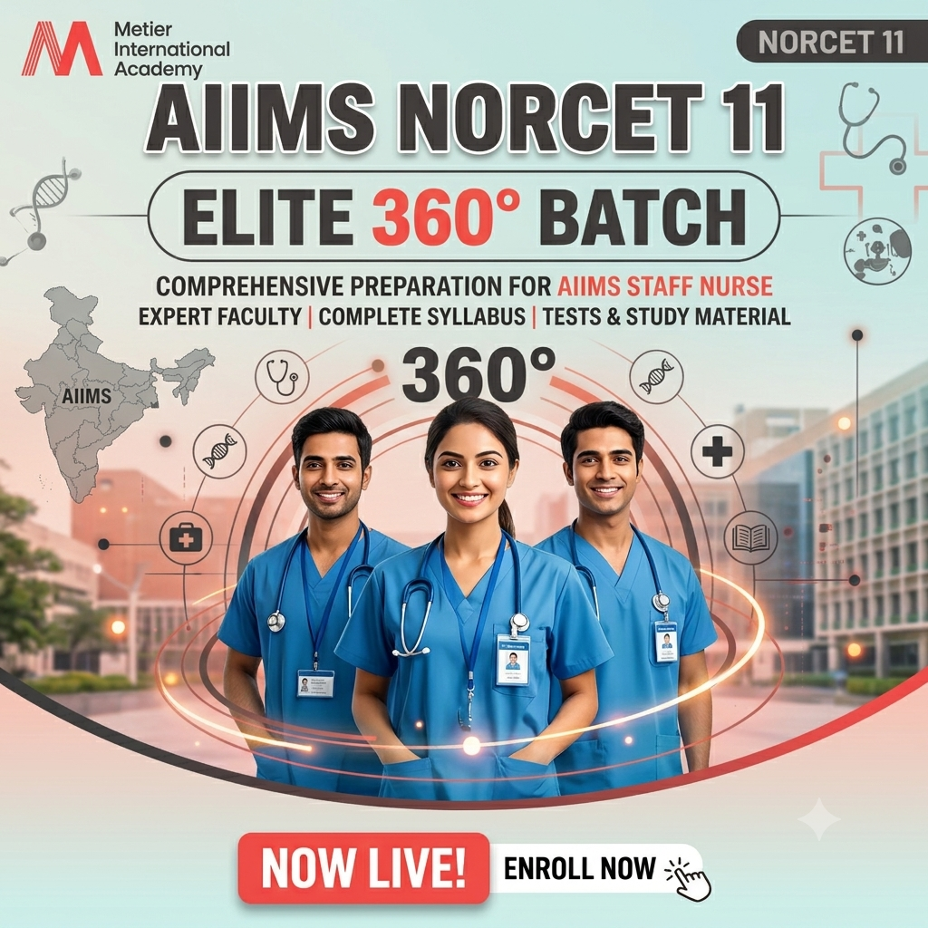 🚨 AIIMS NORCET 11 – Elite 360° Batch Now Live!